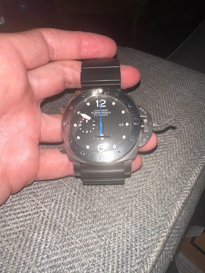 Panerai 614 Luminor Submersible 47 Mm 00614 Chrono Flyback Panerai Luminor Submersible 1950 3 days Automatic