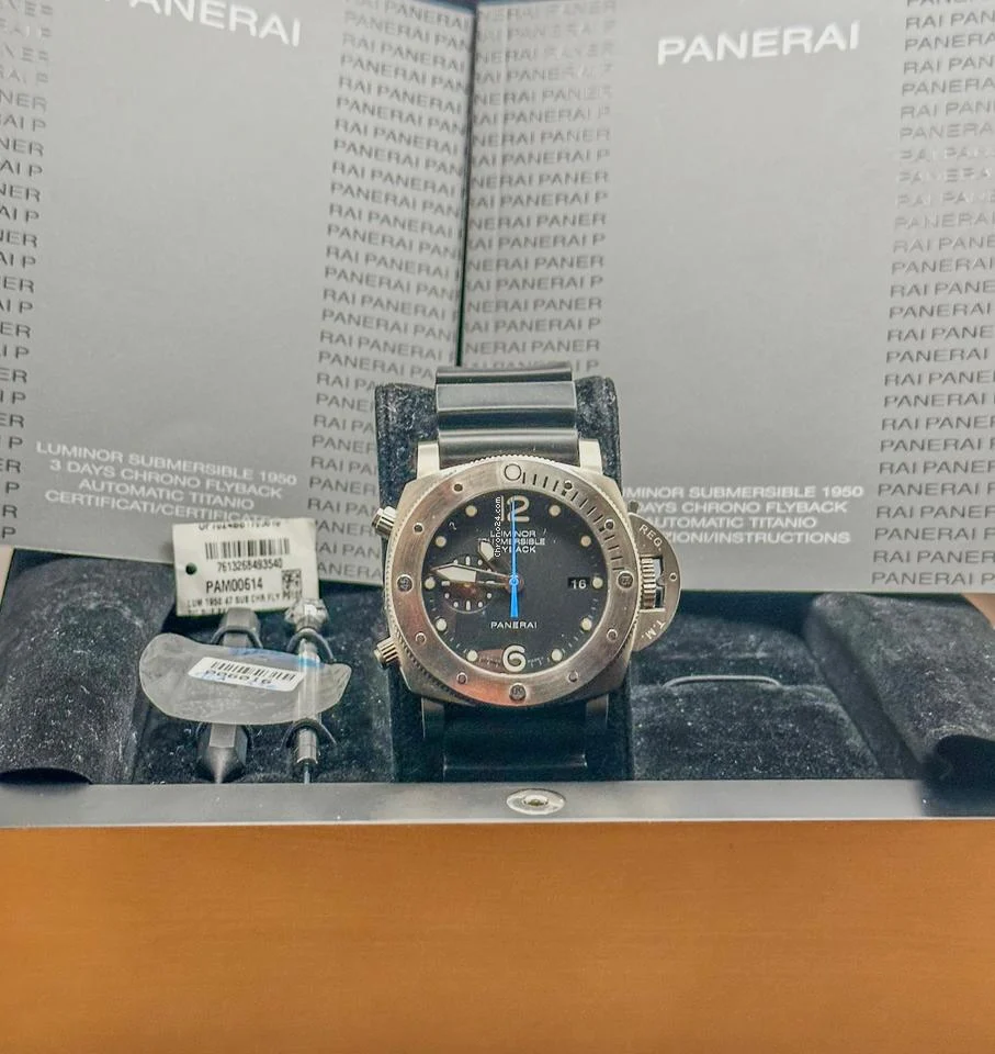 Panerai 614 Luminor Submersible 47 Mm 00614 Chrono Flyback Panerai Luminor Submersible 1950 3 days Automatic