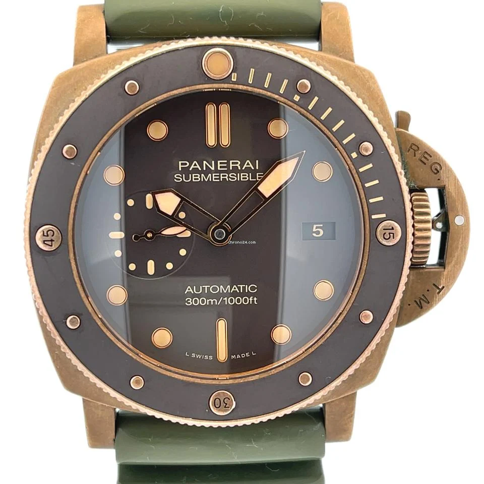 Panerai Submersible 47mm Bronzo Brown Dial