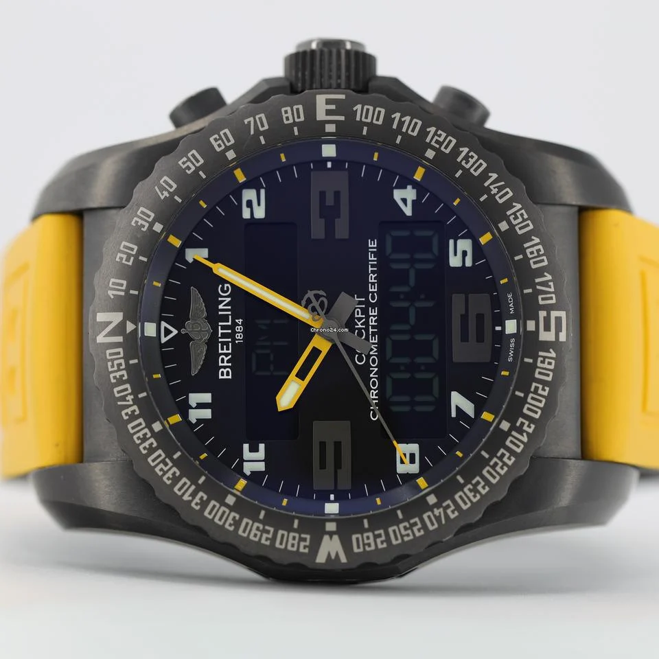 Breitling Cockpit B50 Night Mission Black Dial Titanium Quartz VB5010A4/BD41-242S 3 Breitling Cockpit B50 Night Mission Black Dial Titanium Quartz VB5010A4/BD41-242S