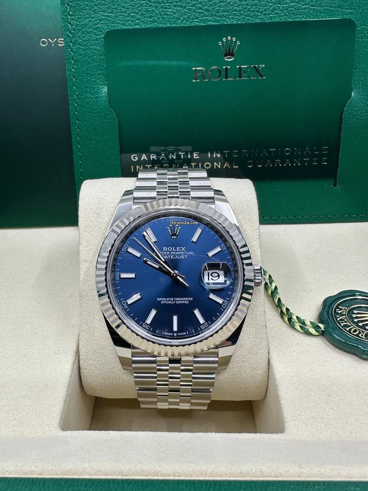 Rolex Datejust 41 2025 Blue dial NEW/UNWORN Jubilee 126334