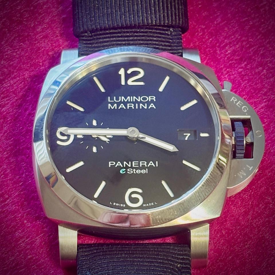 Panerai Blu Profondo 44 Mm Luminor Marina Pam01157 LIMITED Time OFFER Full Set box+papers 10 Panerai Blu Profondo 44 Mm Luminor Marina Pam01157 LIMITED Time OFFER Full Set box+papers