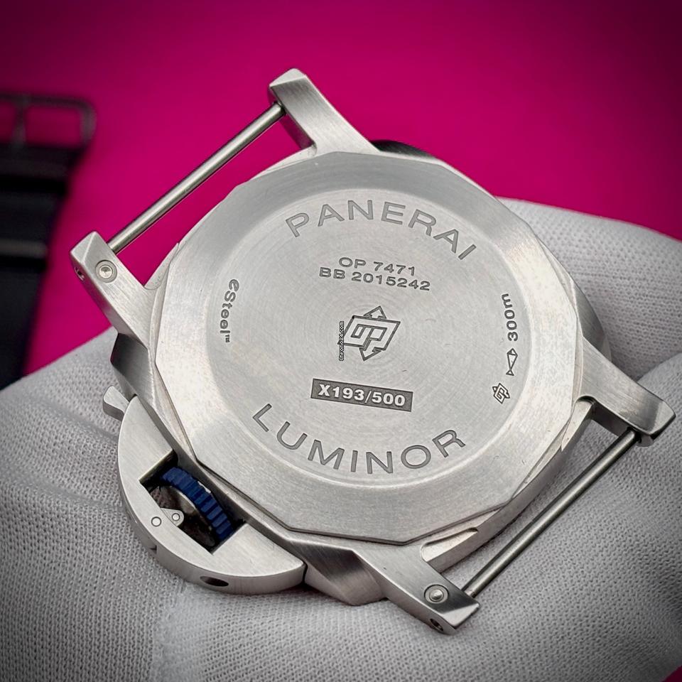 Panerai Blu Profondo 44 Mm Luminor Marina Pam01157 LIMITED Time OFFER Full Set box+papers 6 Panerai Blu Profondo 44 Mm Luminor Marina Pam01157 LIMITED Time OFFER Full Set box+papers