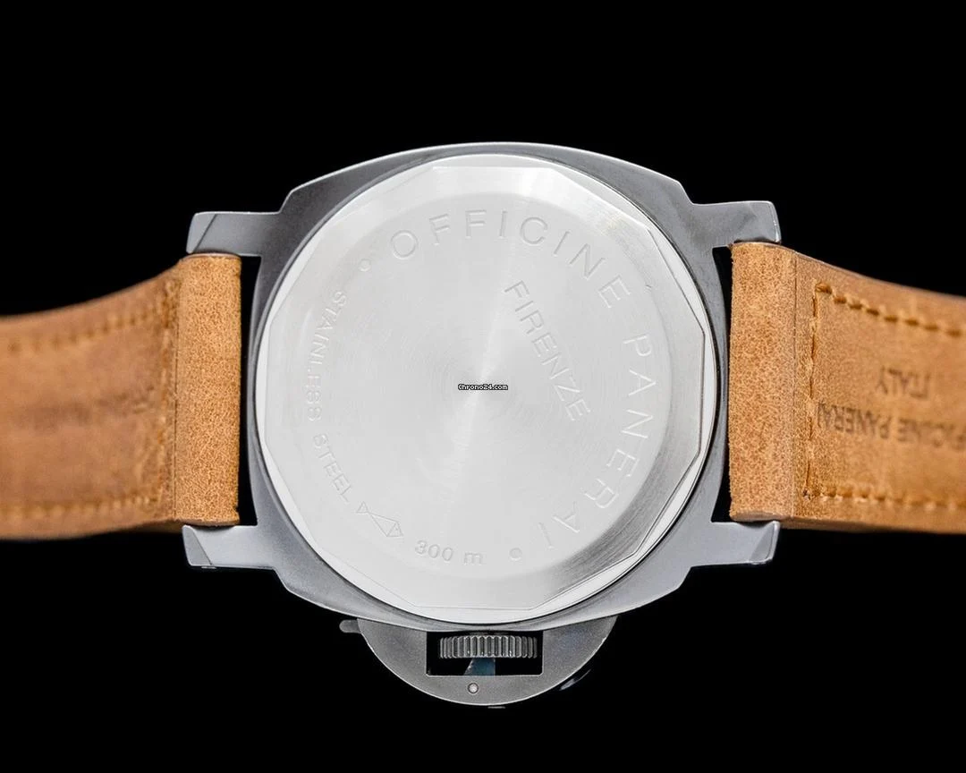 Panerai PAM00004 Luminor Marina Black PVD SS Black Dial