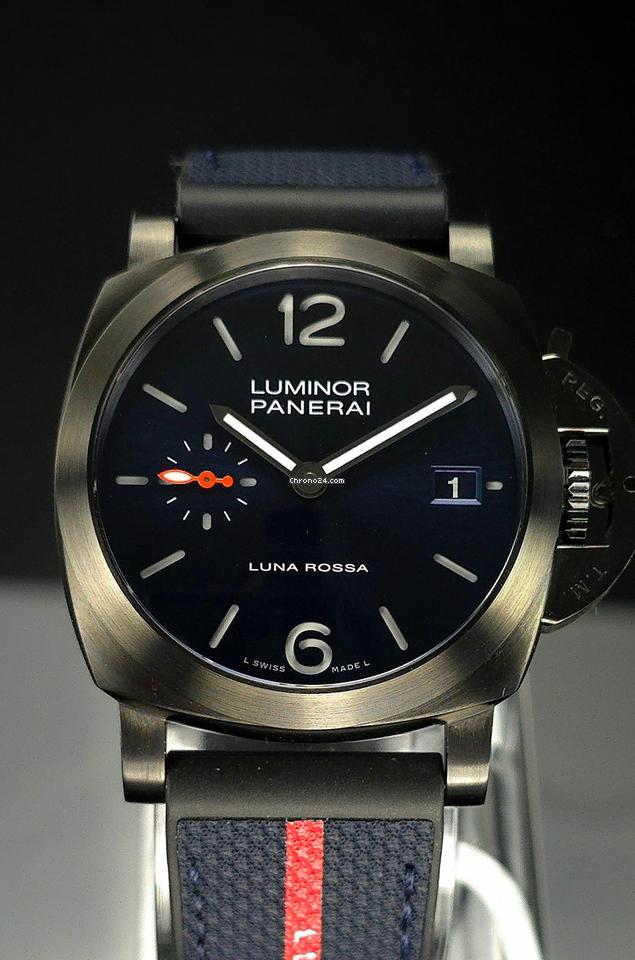 Panerai Dlc Luna Rossa Pam01408 Luminor Quaranta 40mm 2024, warranty through 2032. Box and papers.