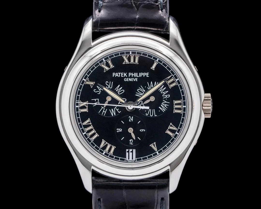 Patek Philippe Annual Calendar 5035P Black Dial Platinum