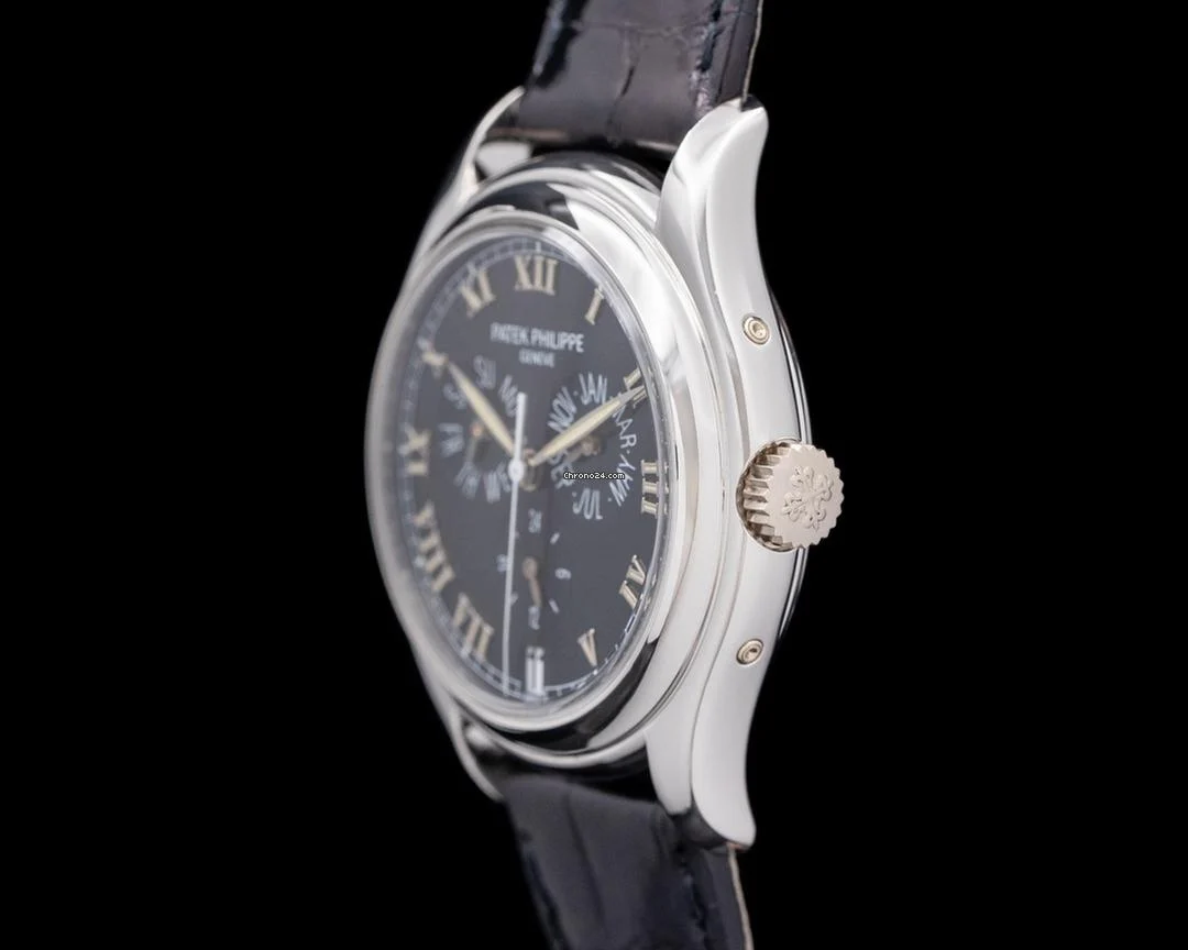 Patek Philippe Annual Calendar 5035P Black Dial Platinum