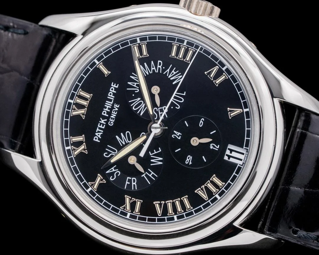 Patek Philippe Annual Calendar 5035P Black Dial Platinum
