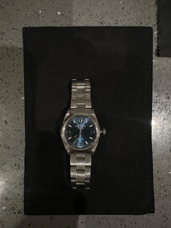 Rolex Air-King 14000M. Blue Dial