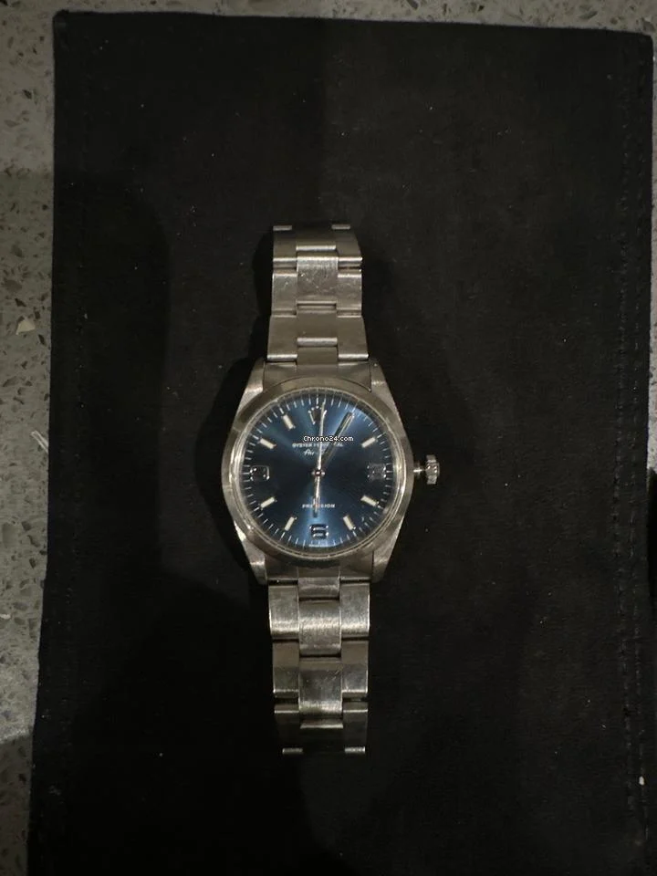 Rolex Air-King 14000M. Blue Dial