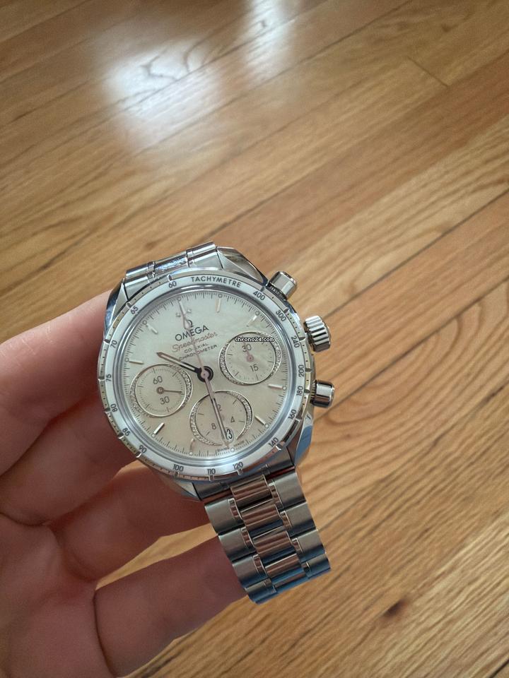 Omega Speedmaster 38 Chronograph Co-axial Full Set (Box and Papers)