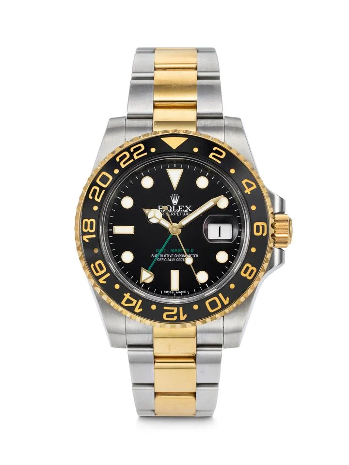 Rolex , STAINLESS STEEL AND YELLOW GOLD 'GMT-MASTER II' WITH DATE, REF. 116713LN