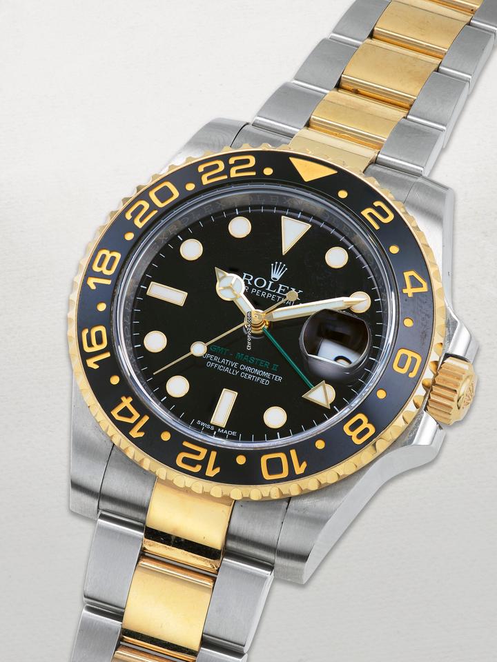 Rolex , STAINLESS STEEL AND YELLOW GOLD 'GMT-MASTER II' WITH DATE, REF. 116713LN