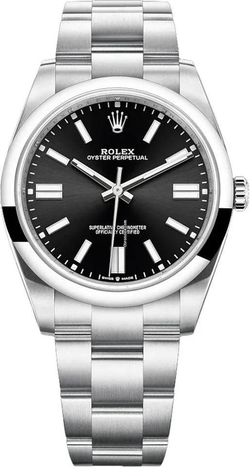 Rolex - Unworn Oyster Perpetual 41 Black Dial 124300