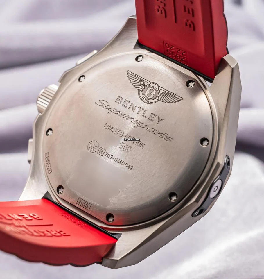 Breitling Bentley Supersports B55 Limited Edition Box Papers Carbon Fiber Dial Flyback UTC 14 Breitling Bentley Supersports B55 Limited Edition Box Papers Carbon Fiber Dial Flyback UTC