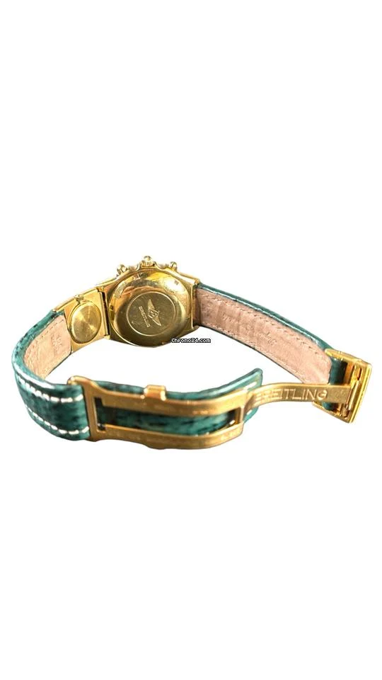 Breitling Chronomat UTC Yellow Gold Green Dial Automatic Watch 14 Breitling Chronomat UTC Yellow Gold Green Dial Automatic Watch