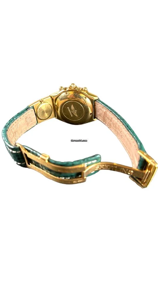 Breitling Chronomat UTC Yellow Gold Green Dial Automatic Watch 15 Breitling Chronomat UTC Yellow Gold Green Dial Automatic Watch