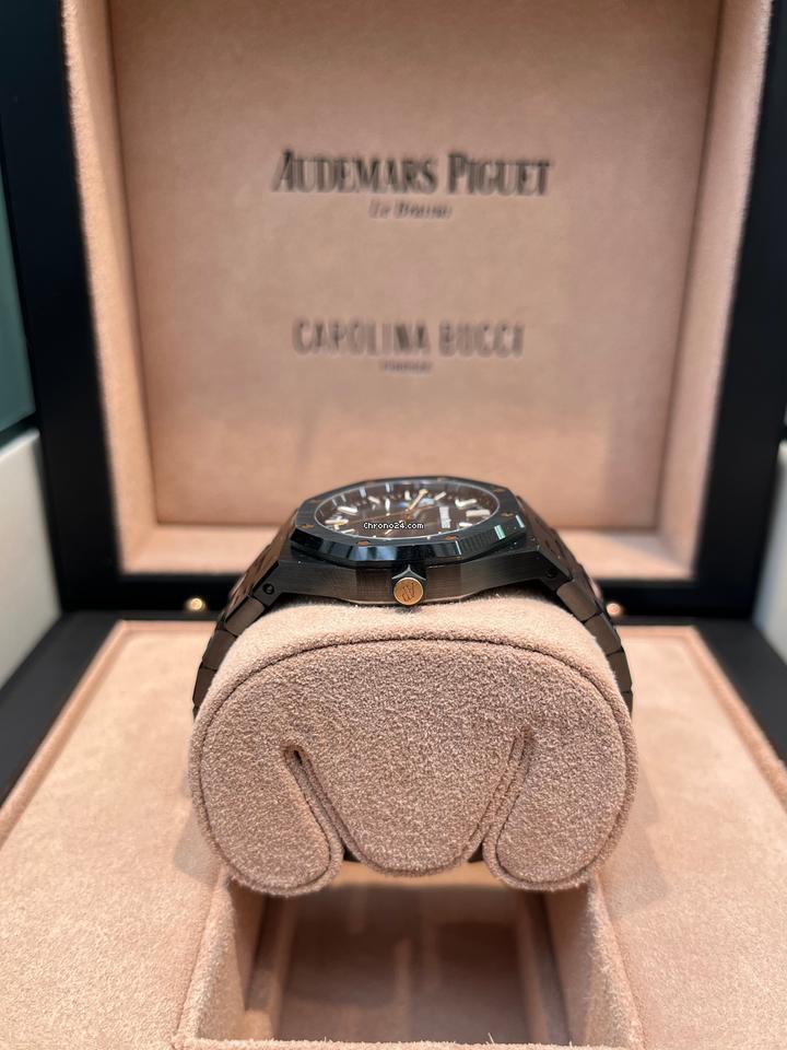 Audemars Piguet Black Ceramic Rainbow Dial Limited Edition Carolina Bucci 34mm 77350CE.OO.1266CE.02.A