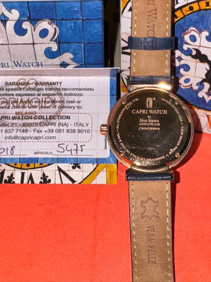 Capri watch 5475 rainbow Capri Watch Rainbow Swarovski Full set like new