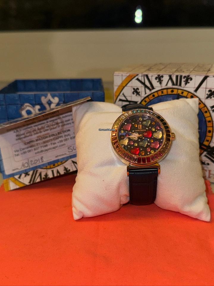 Capri watch 5475 rainbow Capri Watch Rainbow Swarovski Full set like new