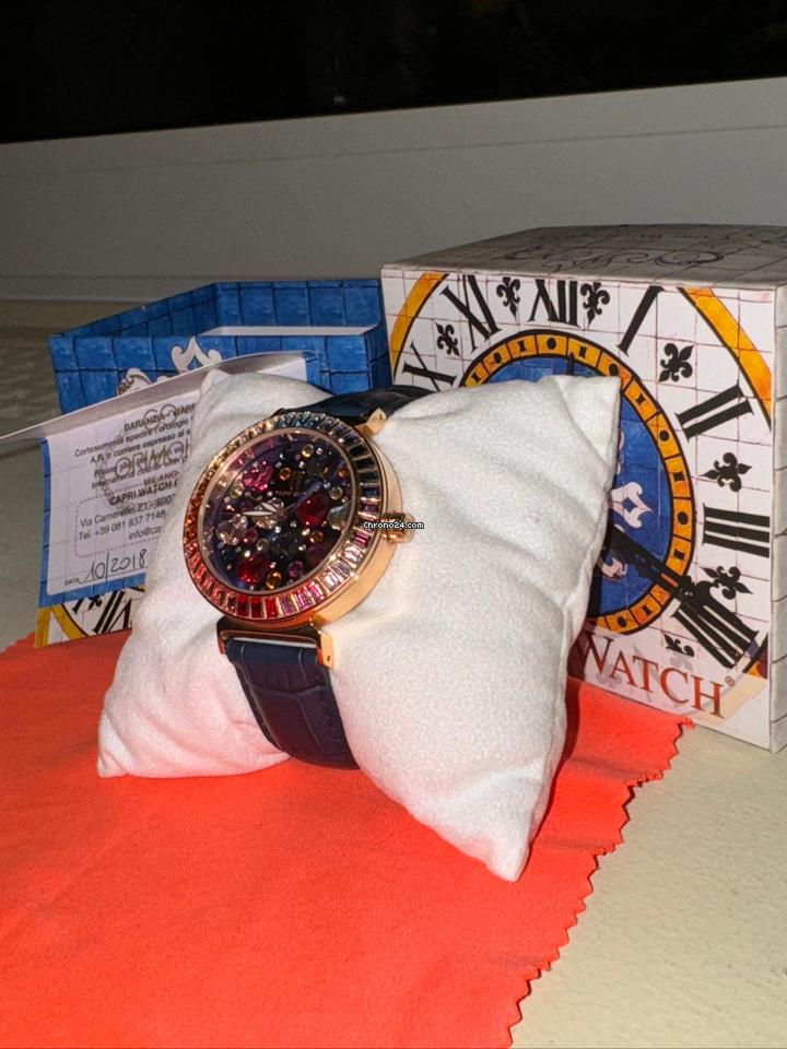 Capri watch 5475 rainbow Capri Watch Rainbow Swarovski Full set like new