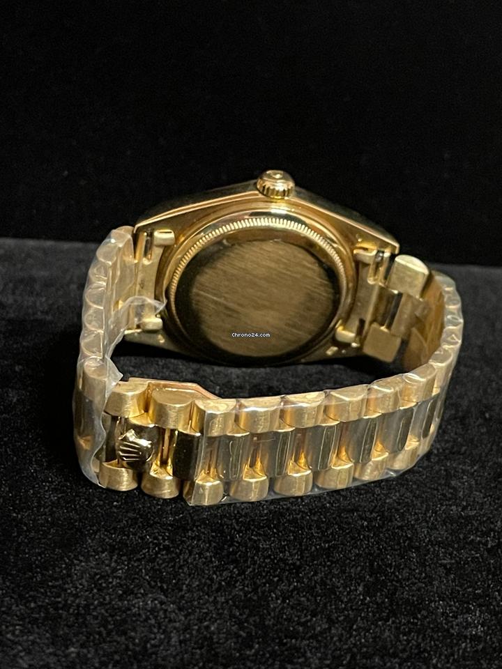 Rolex 1981 Day-Date 18038 Champagne Dial 18kt President No Papers 36mm