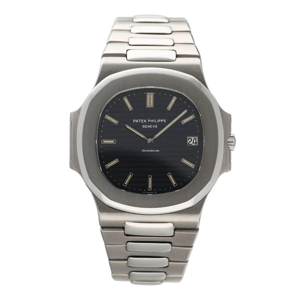 Patek Philippe Nautilus 3700/1A Blue Dial Steel Mens Watch With Archives