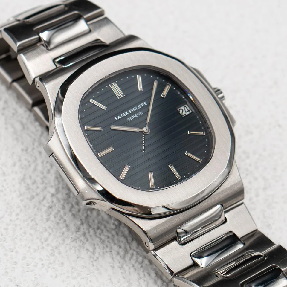 Patek Philippe Nautilus 3700/1A Blue Dial Steel Mens Watch With Archives
