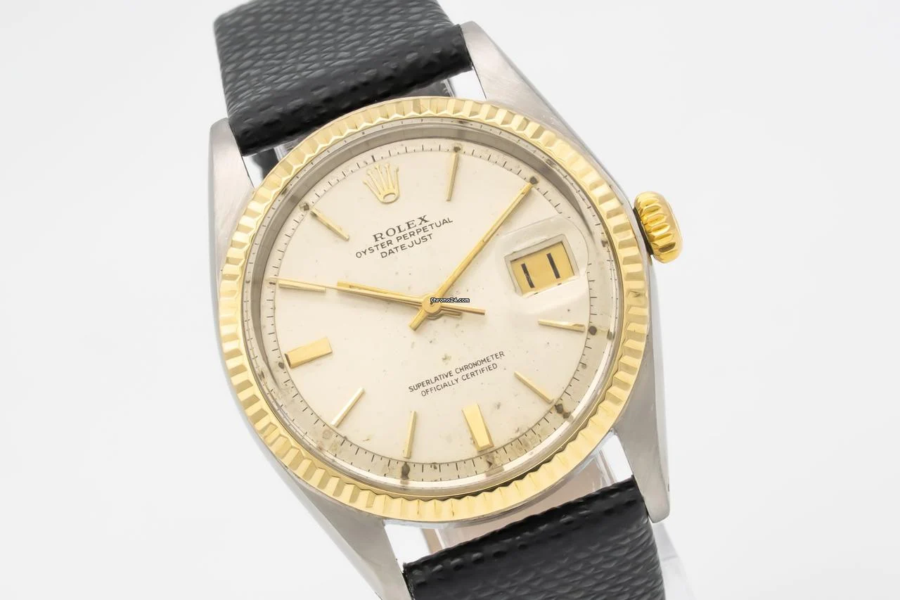 Rolex Datejust 36 1601 Two Tone 18k Gold Automatic 36mm