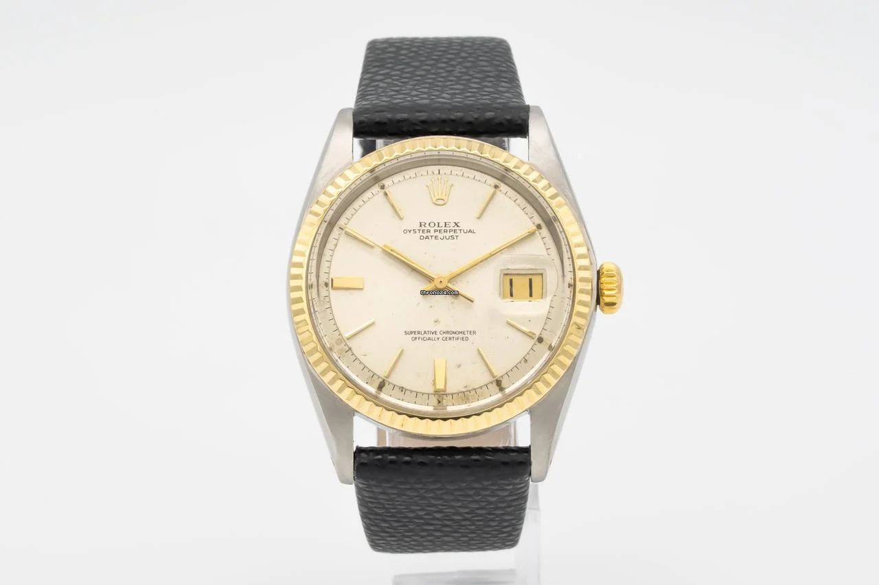 Rolex Datejust 36 1601 Two Tone 18k Gold Automatic 36mm