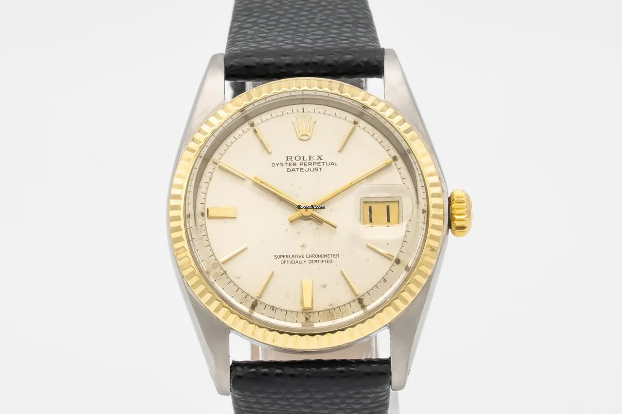Rolex Datejust 36 1601 Two Tone 18k Gold Automatic 36mm