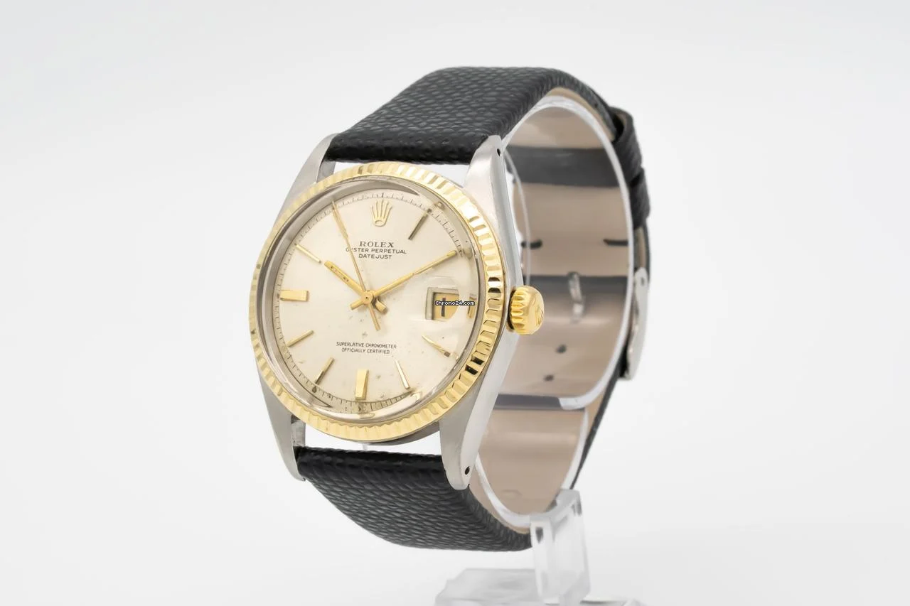 Rolex Datejust 36 1601 Two Tone 18k Gold Automatic 36mm