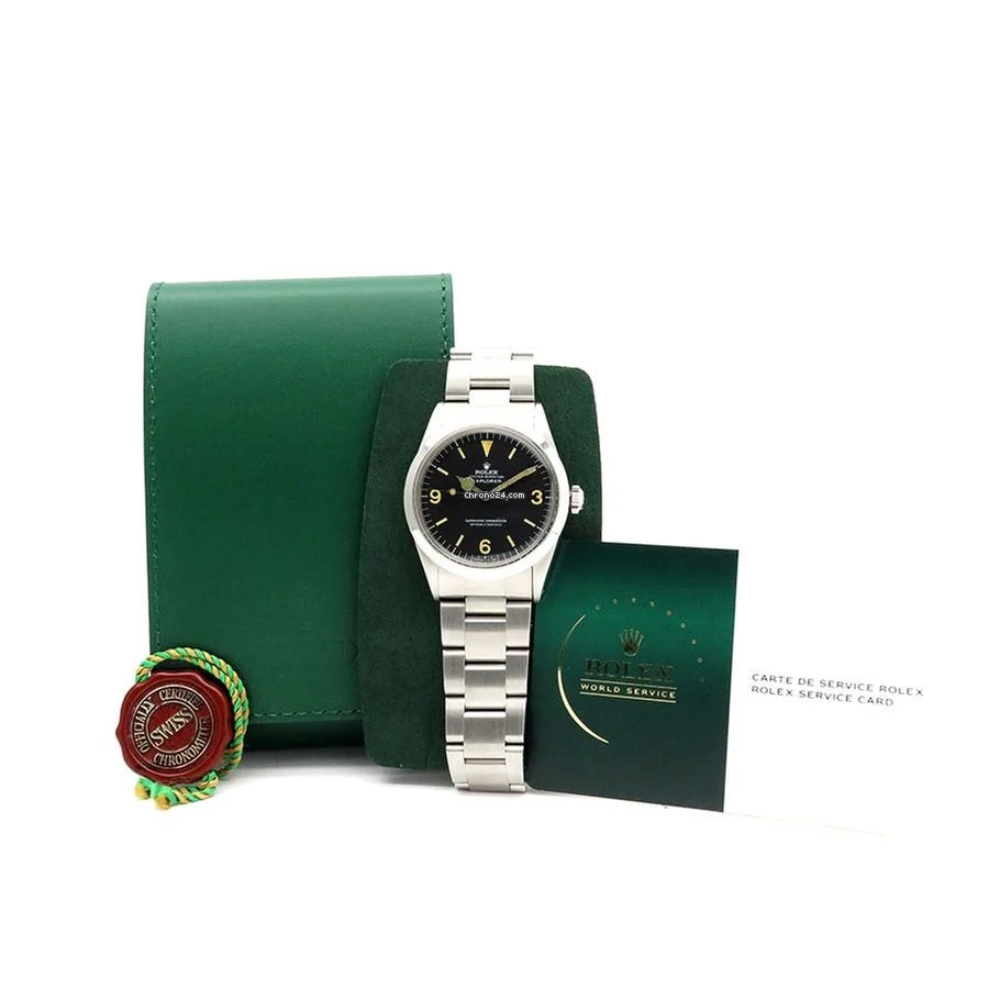 Rolex 1016/0 Explorer 36mm Automatic - Rolex Service Card Dated September 2025
