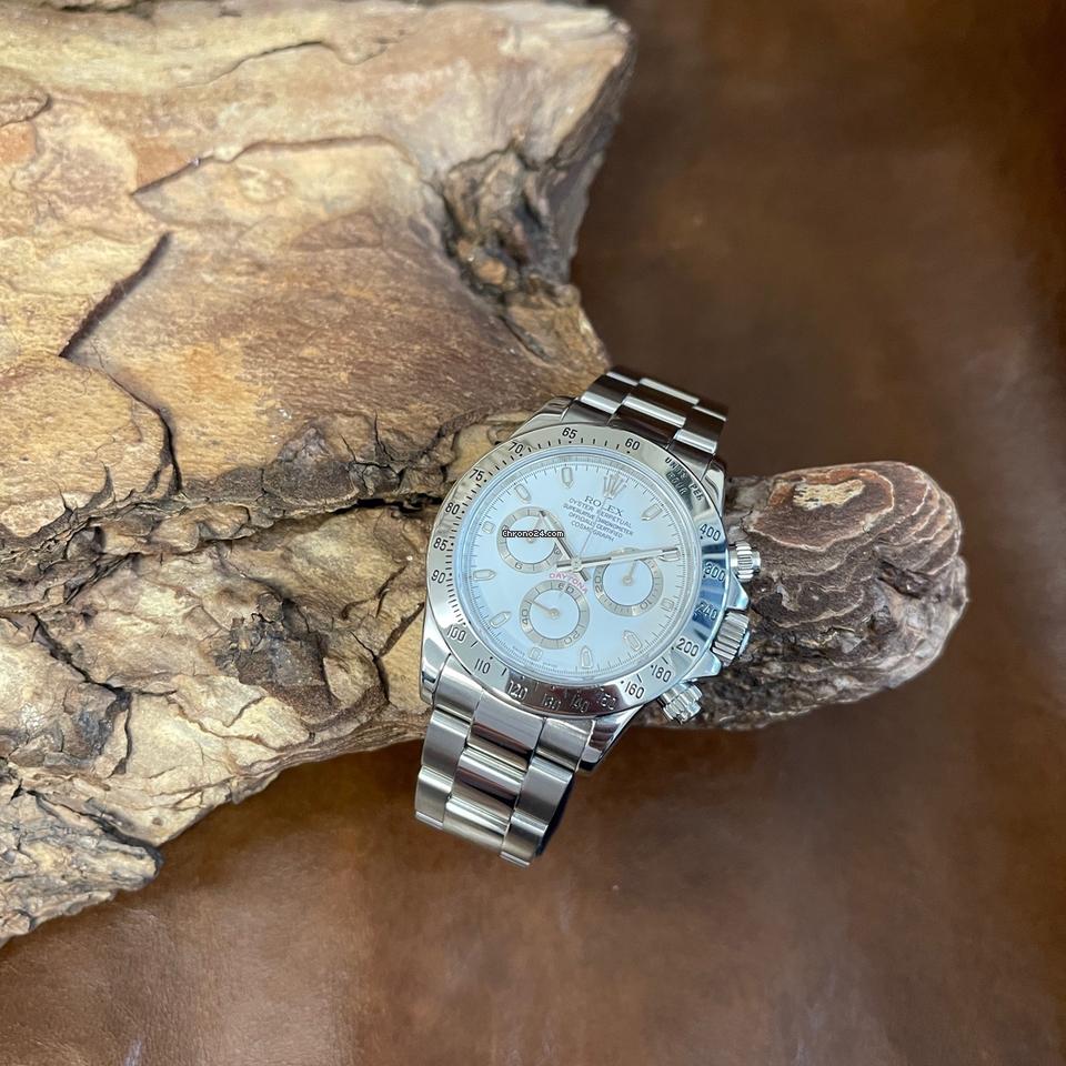 Rolex - Daytona Stahl wei? - Ref. 116520 - Box/Servicepapiere