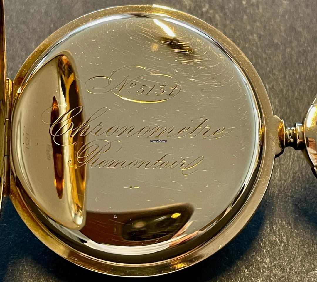Chronometre Remontairl Chronometre mit Chronometer-Hemmung