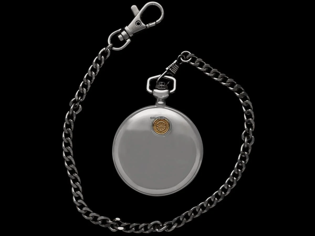 Franklin Mint Owned & Used By ZZ TOP'S Dusty Hill - Harley Davidson Chrome Pocket Watch
