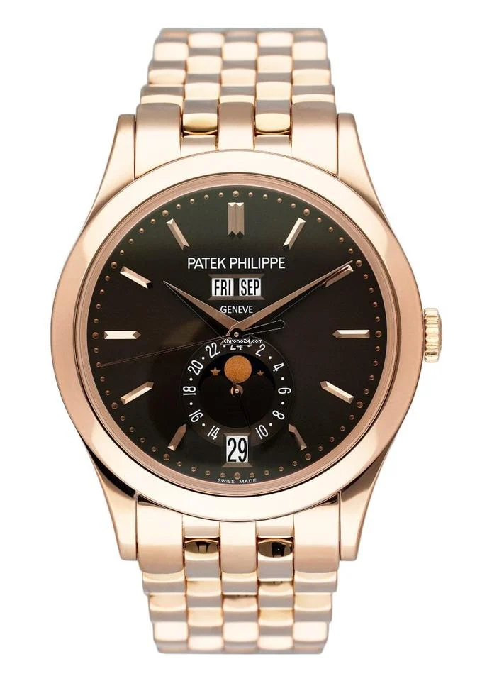 Patek Philippe Complications 5396/1R Brown Dial Mens Watch Box Papers