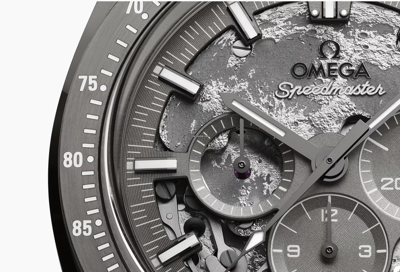 Omega NEW 2025 Dark Side Of The Moon Speedmaster Grey Skeleton Rubber 310.92.44.50.06.002