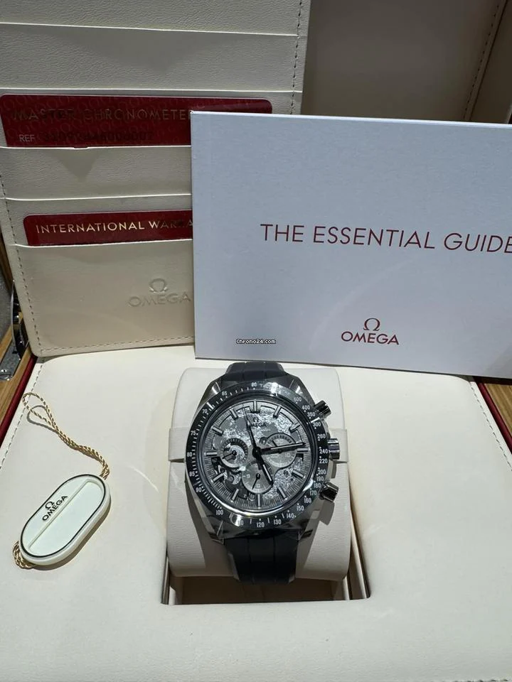 Omega NEW 2025 Dark Side Of The Moon Speedmaster Grey Skeleton Rubber 310.92.44.50.06.002