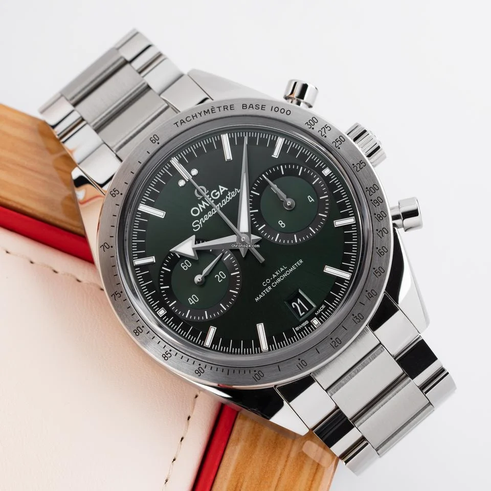 Omega NEW 2025 Speedmaster 57 Green Dial Chronograph 332.10.41.51.10.001 3 Omega NEW 2025 Speedmaster 57 Green Dial Chronograph 332.10.41.51.10.001