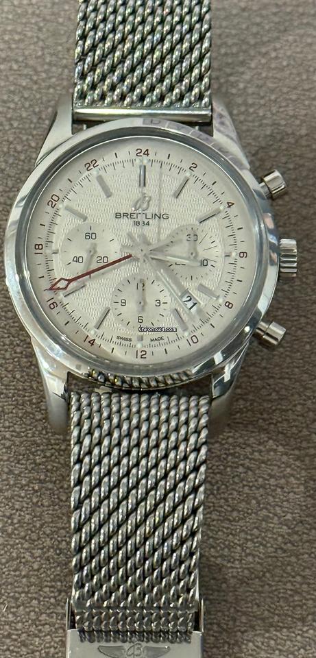 Breitling Transocean Chronograph Gmt Limited Edition Number XXXX/2000 Very Good Condition