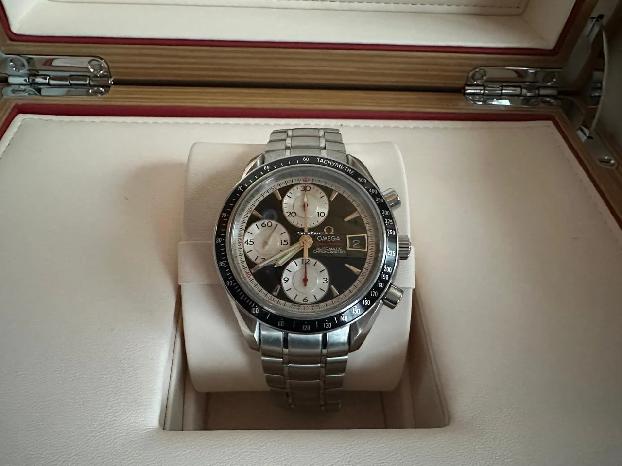Omega Speedmaster Date Omega Speedmaster Panda 3210.51.00 Inner Outer Boxes Booklet