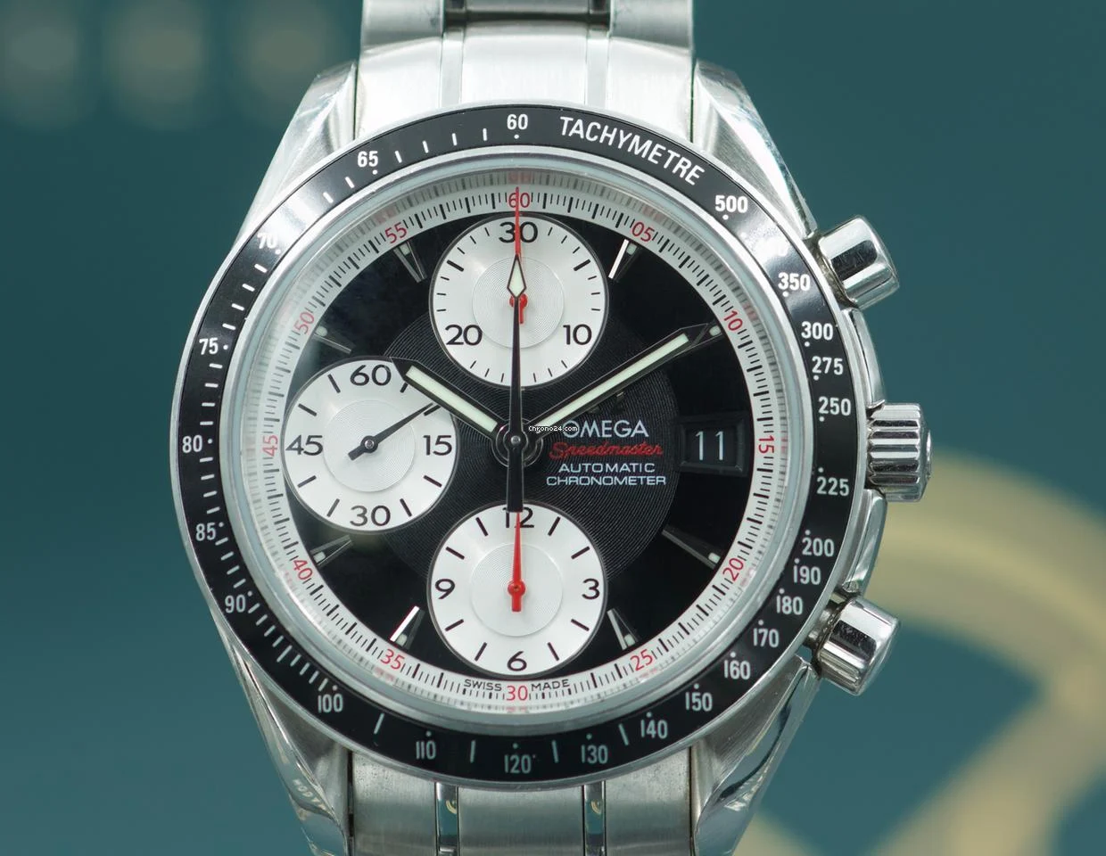Omega Speedmaster Date Omega Speedmaster Panda 3210.51.00 Inner Outer Boxes Booklet