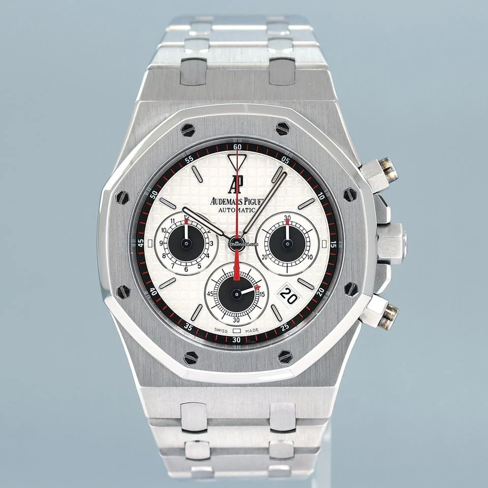 Audemars Piguet MINT Royal Oak Silver Panda Chronograph 39mm 26300ST Watch Box