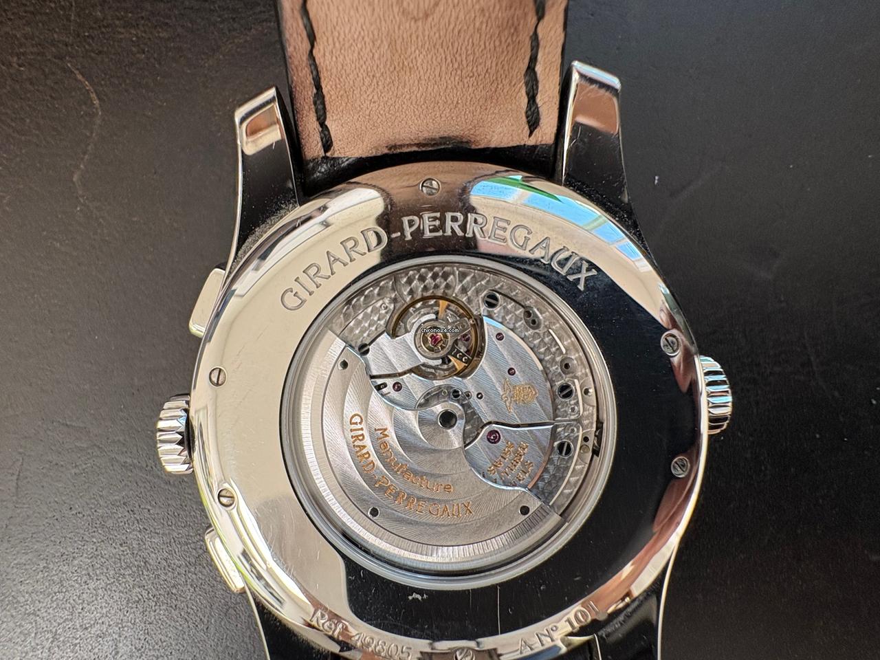 Girard Perregaux World Original owner, with box, card, and full paperwork