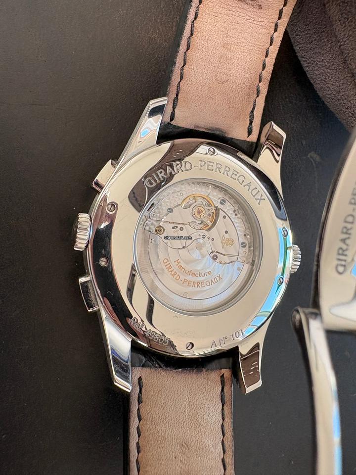 Girard Perregaux World Original owner, with box, card, and full paperwork