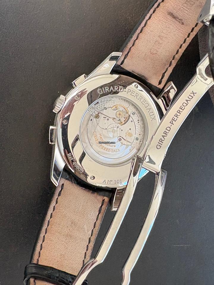 Girard Perregaux World Original owner, with box, card, and full paperwork