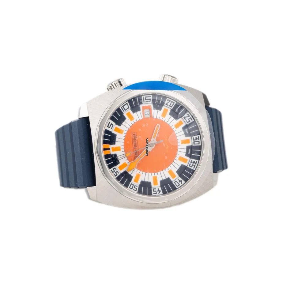 Girard Perregaux Deep Diver Bamford Limited Edition Titanium Orange Dial 40.3mm 39500-21-3266-6CX Full Set