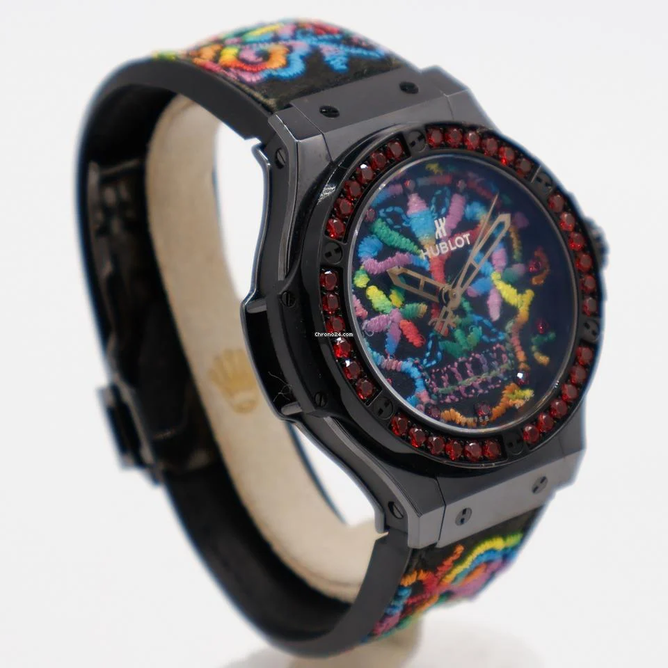 Hublot Big Bang Broderie Sugar Skull 41mm Black Ceramic 343.CS.6599.NR.1213 Automatic 5 Hublot Big Bang Broderie Sugar Skull 41mm Black Ceramic 343.CS.6599.NR.1213 Automatic