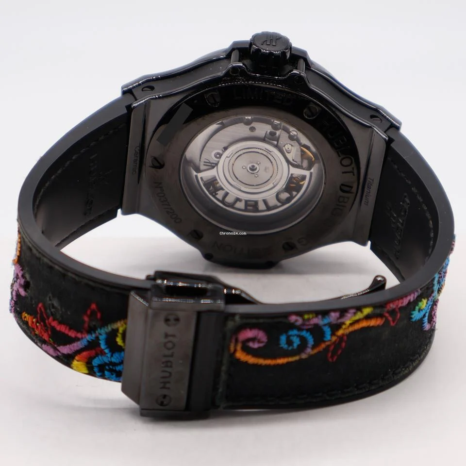 Hublot Big Bang Broderie Sugar Skull 41mm Black Ceramic 343.CS.6599.NR.1213 Automatic 6 Hublot Big Bang Broderie Sugar Skull 41mm Black Ceramic 343.CS.6599.NR.1213 Automatic